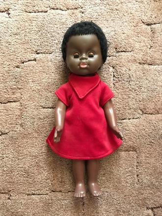 Retro bábika - černoška,