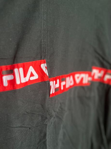 Fila čierne oversize tričko, fila,l