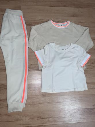 3-komplet 134/140, h&m,134