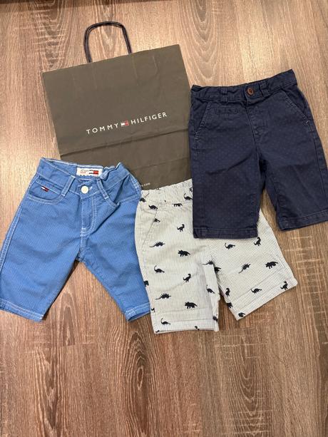 Tommy hilfiger,george a f&f kratasy na 3-4 roky, tommy hilfiger,98
