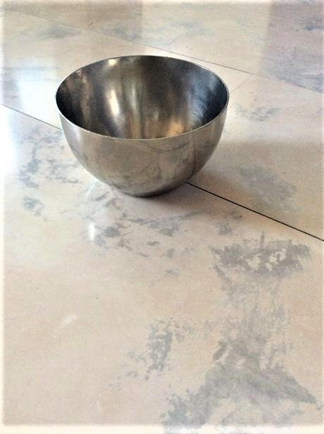 Sada chrómovaných misiek / 6 ks,