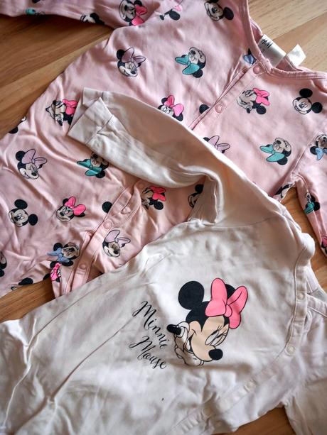 Overal,dupačky,pyzamko h&m minnie disney, h&m,92