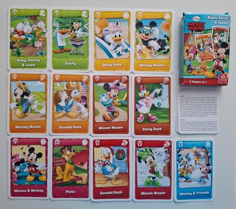 Karty - čierny peter "disney mickey mouse", 