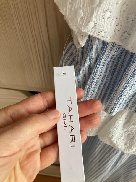 Letný overal tahari girl a gumicka do vlasov masla, 122