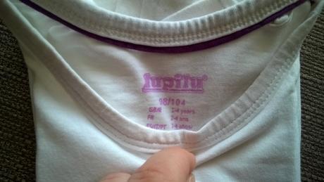 Tričko s dievčatkom 98-104, lupilu,98