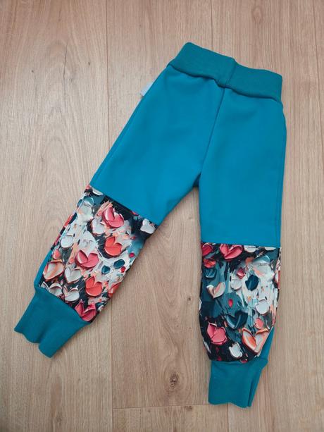Softshellové nohavice teplé, 98