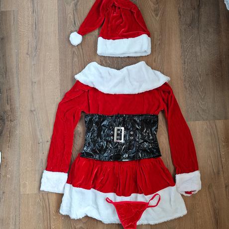 Sexi dámsky vianočný kostym, 