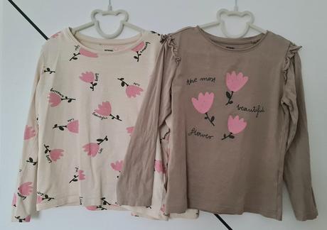 2x tričko s dlhým rukávom, 128, sinsay,128
