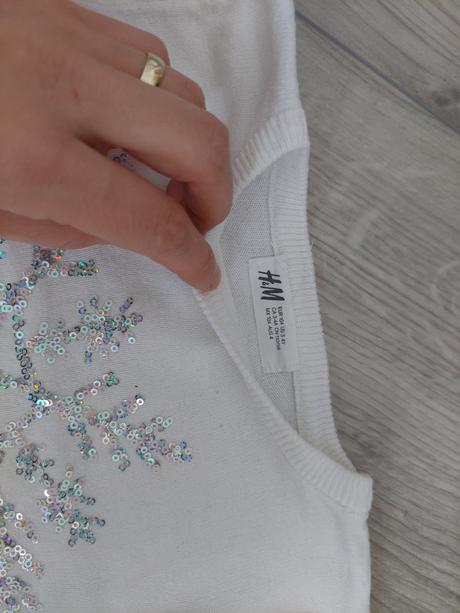 Vianocne tricko, h&m,110