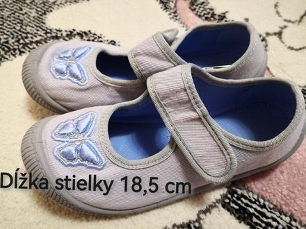 Papučky plátenky, 29