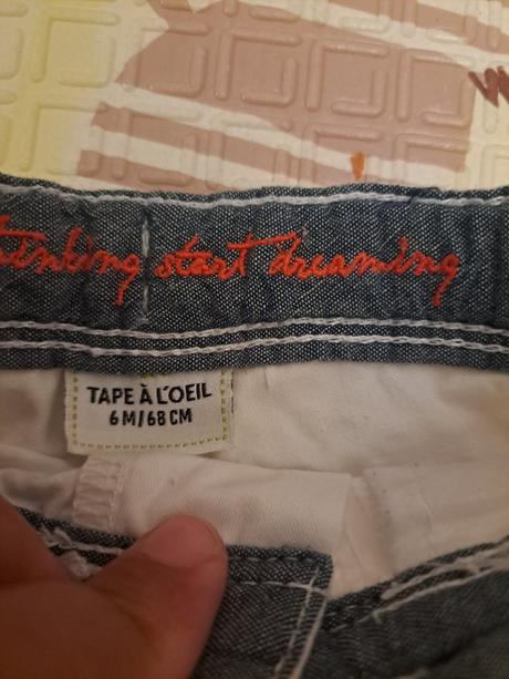 Kratasy,  šortky, 68cm, 2ks., dopodopo,68