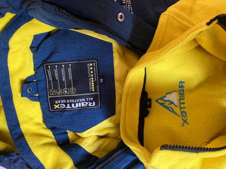 Zimná bunda s fleece mikinou, c&a,116