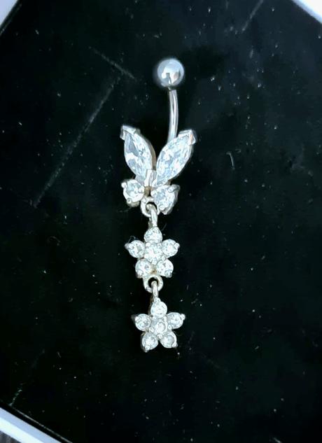 Strieborný piercing, 