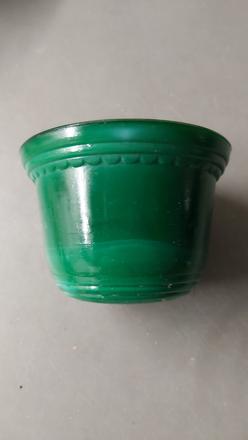 Malachitová dóza bez krytu spodok, 