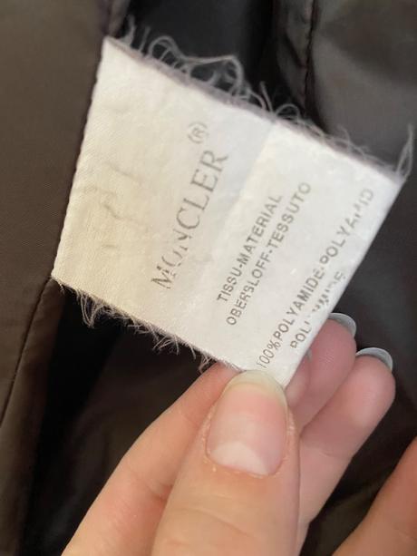 Vintage páperová bunda / kabát moncler, l