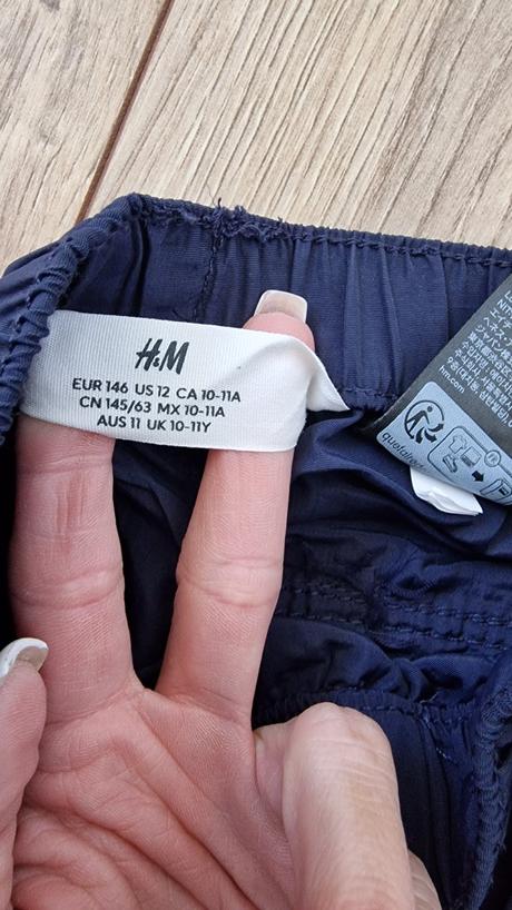 Nohavice parachute, h&m,146