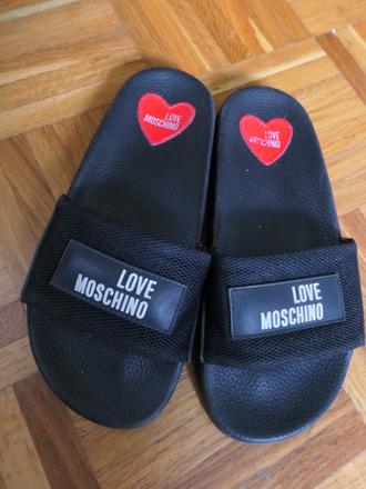 Love moschino original damske slapky 37, moschino,37