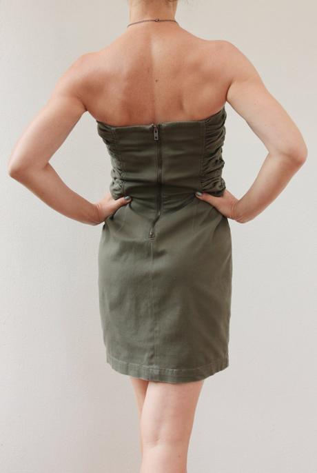 Puzdrové šaty bez ramienok review - veľ.s, review,s