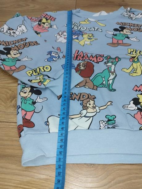 Mikina mickey mouse, 134/140, h&m,134