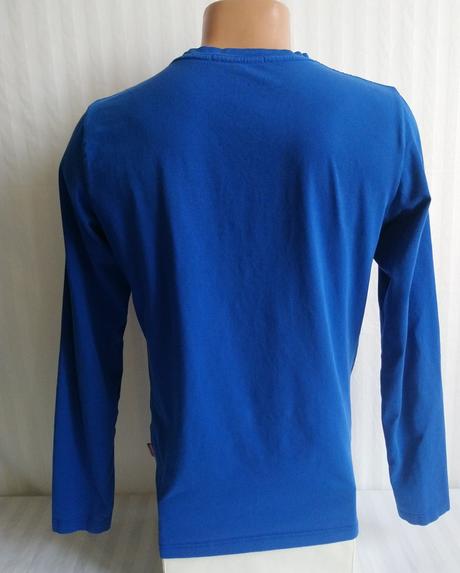 Pánske elastické modré tričko carlsberg, italy, s