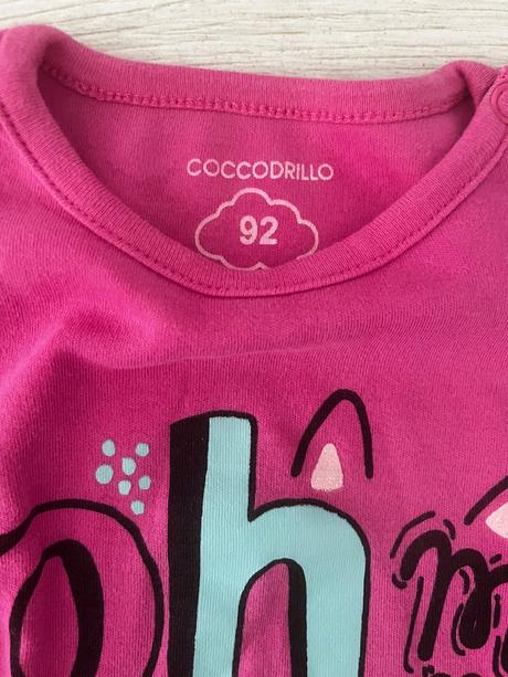 Vzorované dlhorukavove body (2 kusy), coccodrillo,92