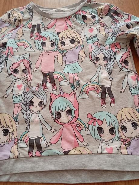 Dievčenská mikina, h&m,134