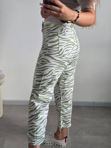 Bershka vzorované rifle 38, bershka,38