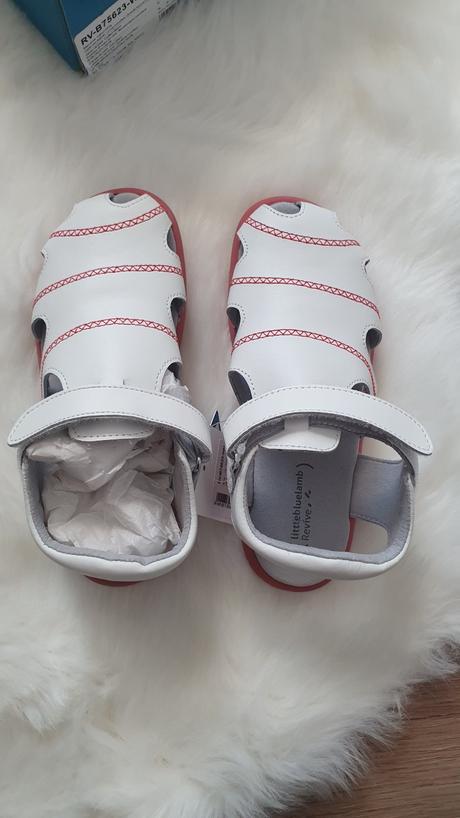 Nové barefoot sandalky litrle blue lamb, little blue lamb,30