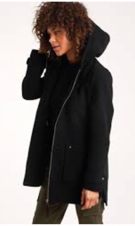 Pimkie vlnený kabát s kapucňou vel.s, pimkie,s