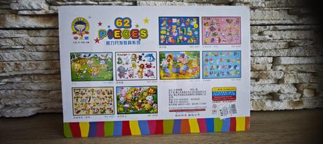 Nové detské puzzle / vkladačka s motívom zvierat,