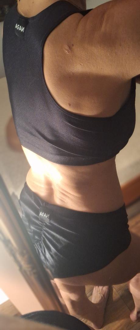 Komplet nara top a push up šortky na pole dance, l