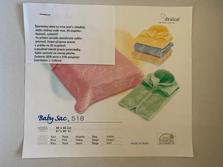 Španielska deka/vak s motívom macíkov a kvetov,