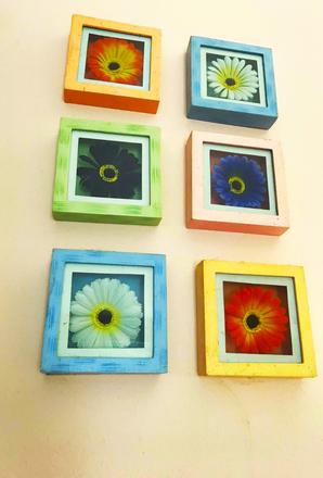 Obrázky 6 ks - 13 x 13 cm,