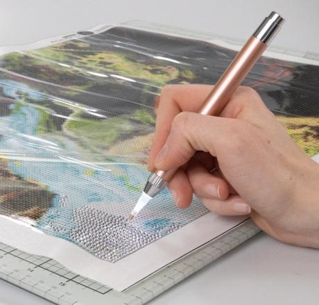 Sada príslušenstva pre diamantové maľovanie - delu, 