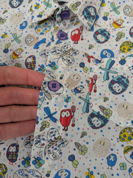 Chlapčenska košeľa s krátkym rukávom, 86