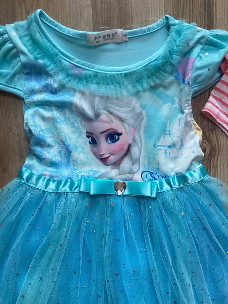 Frozen saty + zadarmo 2.saty, disney,110