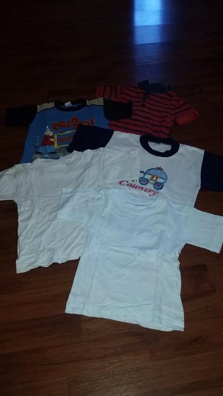 Chlapčenský set - 5 tričiek, 104–116