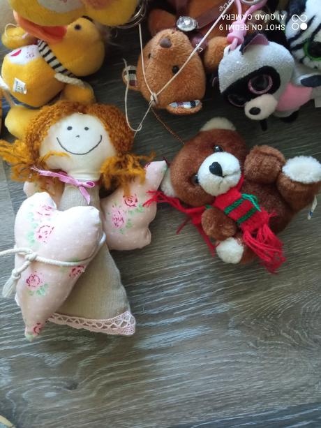 Plyšáky - kľúčenky, prívesky,