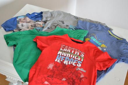 Detské tričká 5 ks 122/128, 122