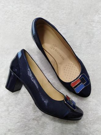 Dámske kožené lodičky 7457 b, 35