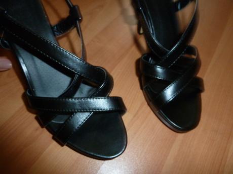 Čierne sandálky, 37
