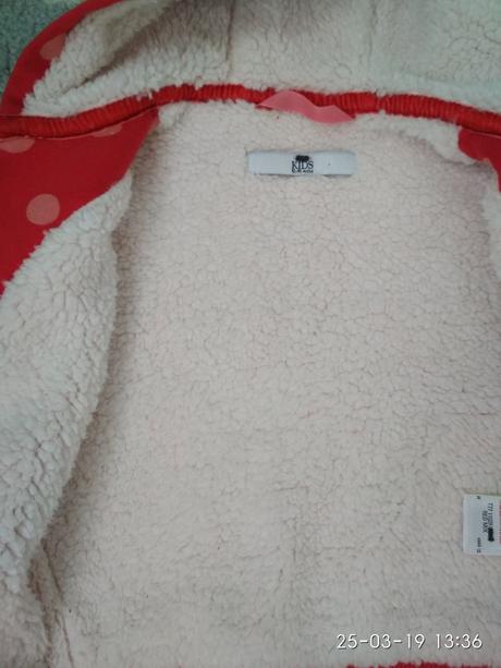 Mikinka zateplená barancekom, marks & spencer,80