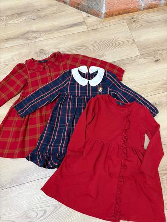 3x šaty, tchibo,110