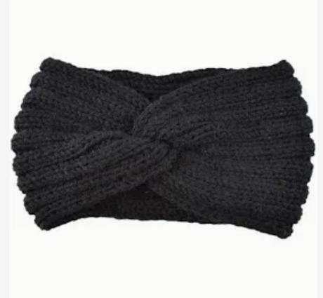 Jesennne pletené čelenka,