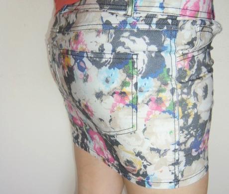 Riflová mini sukňa vel 36/38, h&m,38