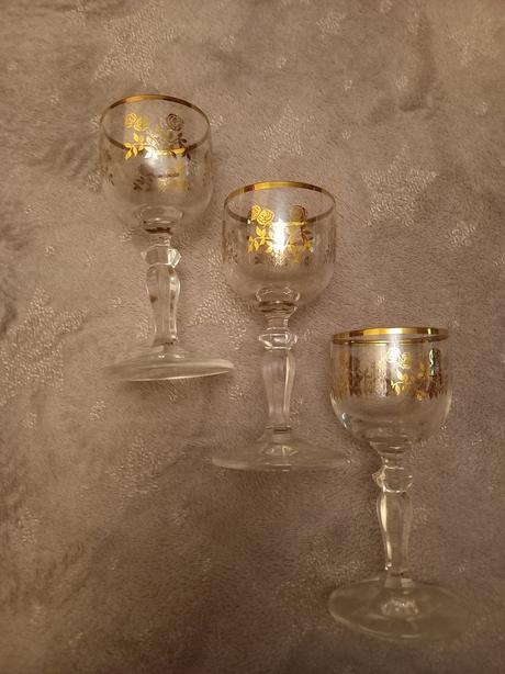 Retro poháre na alkohol, 