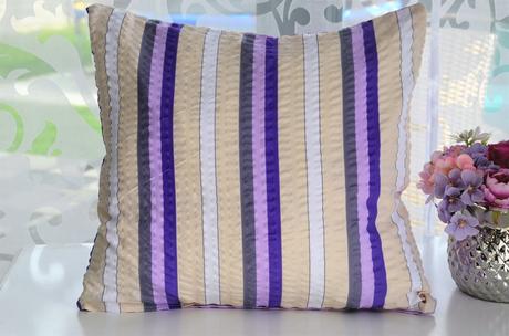 Fialová obliečka na vankúš-40x40cm,