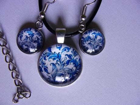 Súprava prívesok a náušnice rôzny motív,