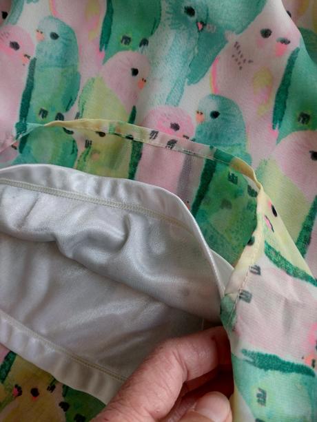 Letné šaty s andulkami, h&m,104