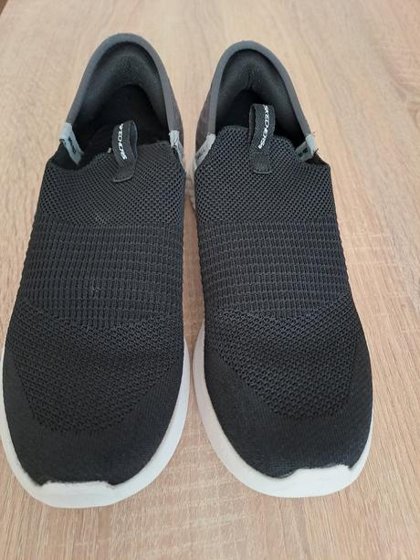 Dievčenské botasky slip in skechers, skechers,37